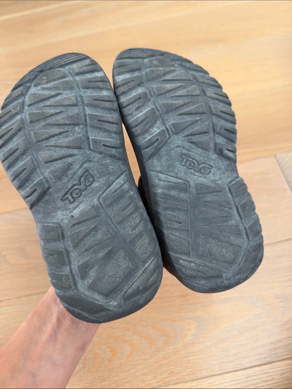 Teva Kids Black Sandals - Sturdy Grip Soles